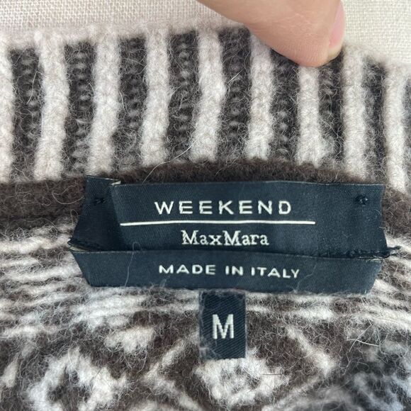 Weekend Max Mara Wool Blend Sweater Size M EUC - Picture 7 of 8